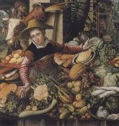 Pieter Aertsen, Museums national market woman at the Gemusestand